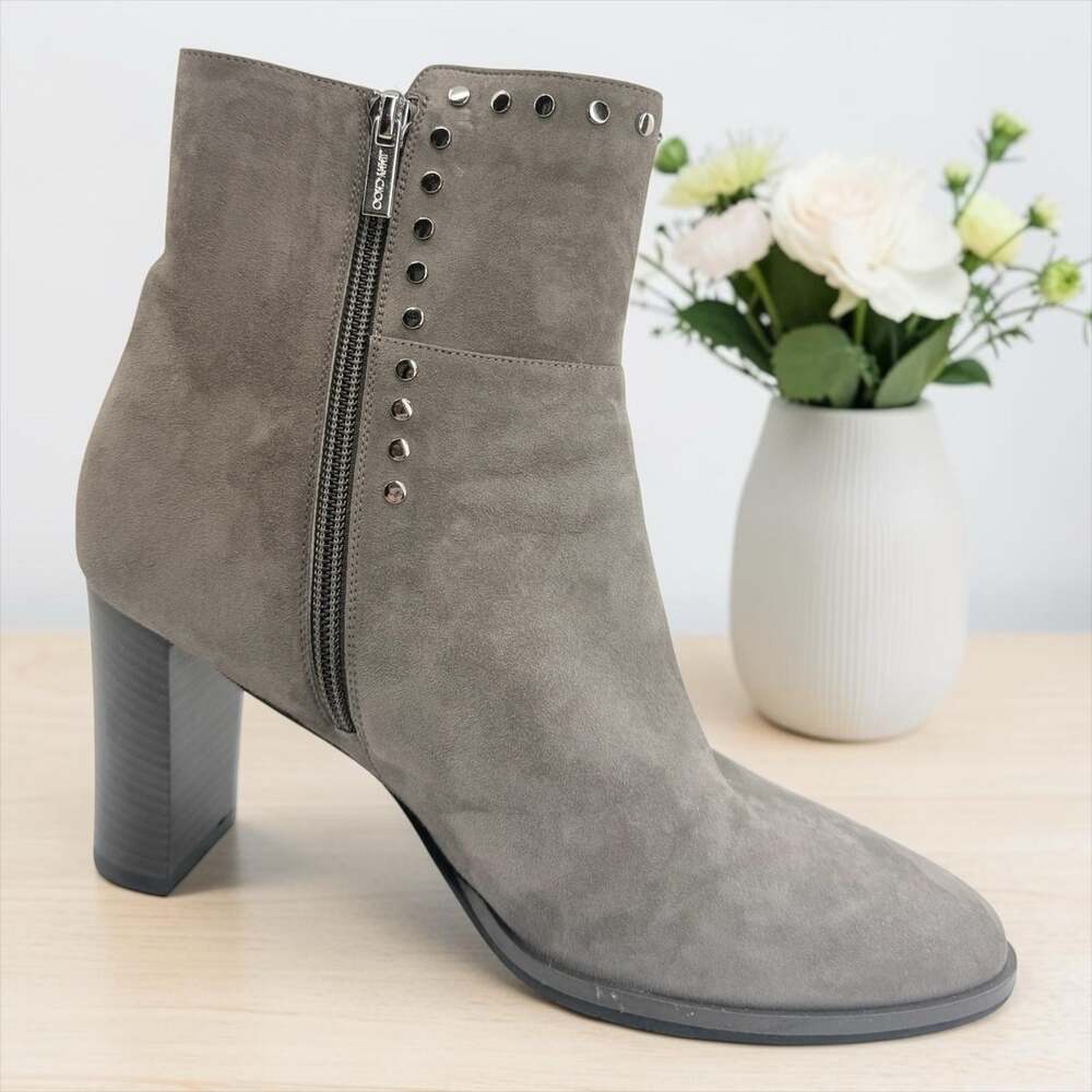 Jimmy Choo Suede Harlow 80 Boots (40/10)